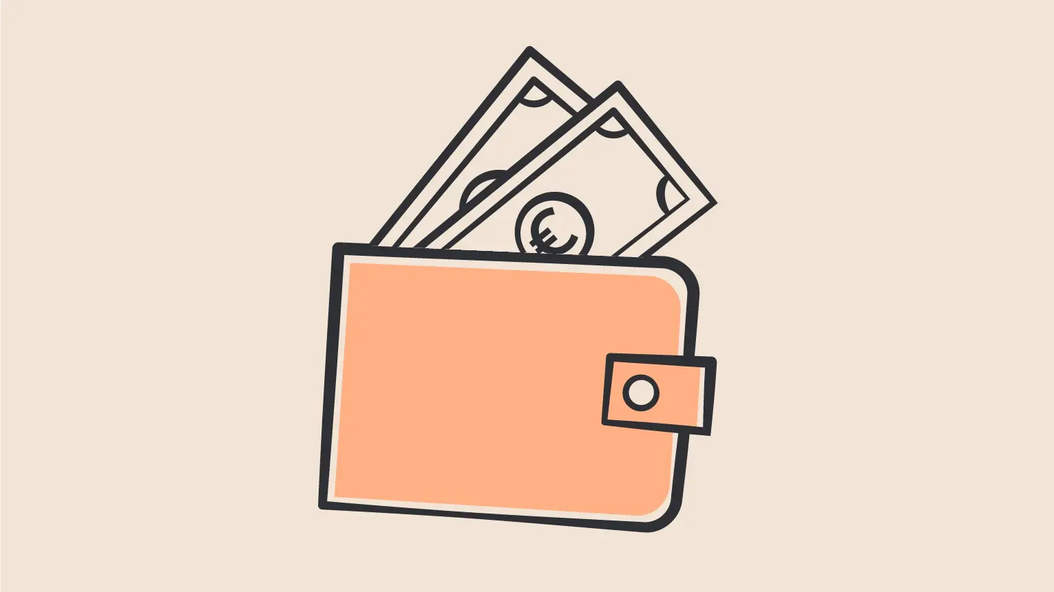 So funktioniert die Finanzierung Ein Abbild einer gefüllten Geldbörse