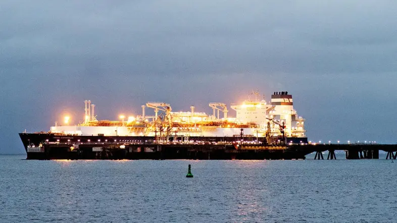 Ein schwimmendes LNG-Terminal