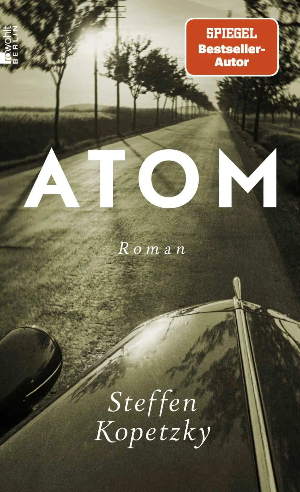 Buchcover "Atom" von Steffen Kopetzky.