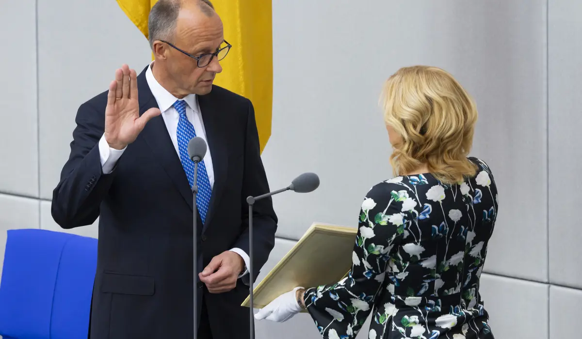 Friedrich Merz bei seiner Vereidigung