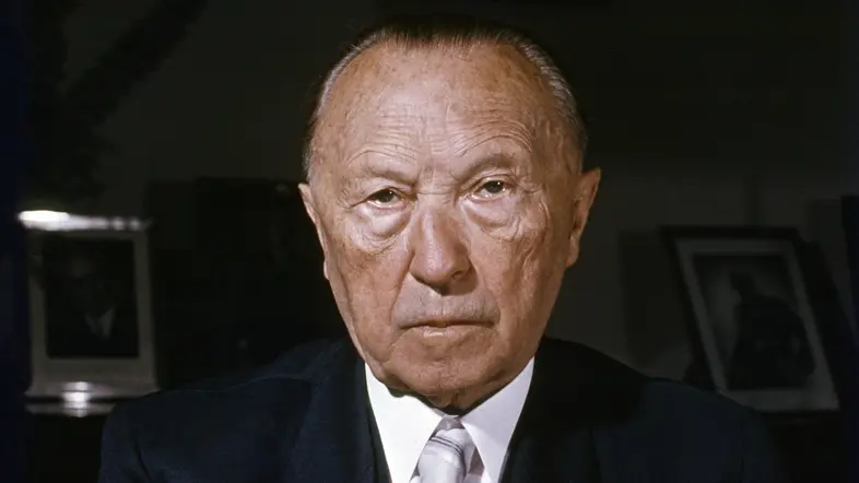 Porträt von Konrad Adenauer