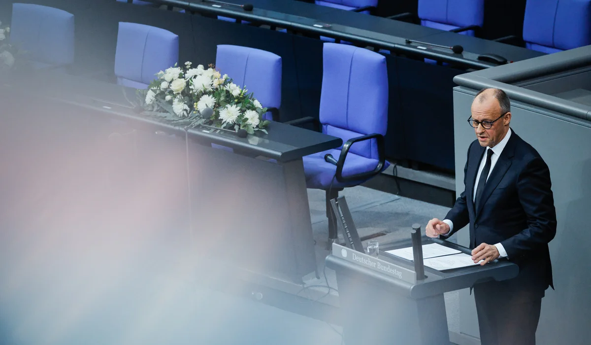 Friedrich Merz am Rednerpult