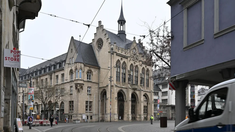 Erfurter Rathaus am Fischmarkt