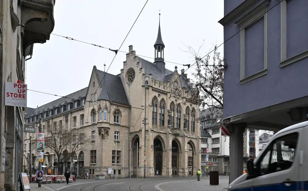 Erfurter Rathaus am Fischmarkt