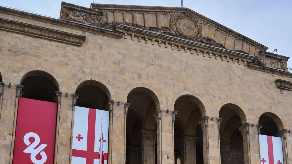 Parlamentsgebäude am Rustawelis Gamsiri, Tiflis Parlamentsgebäude am Rustawelis Gamsiri, Tiflis
