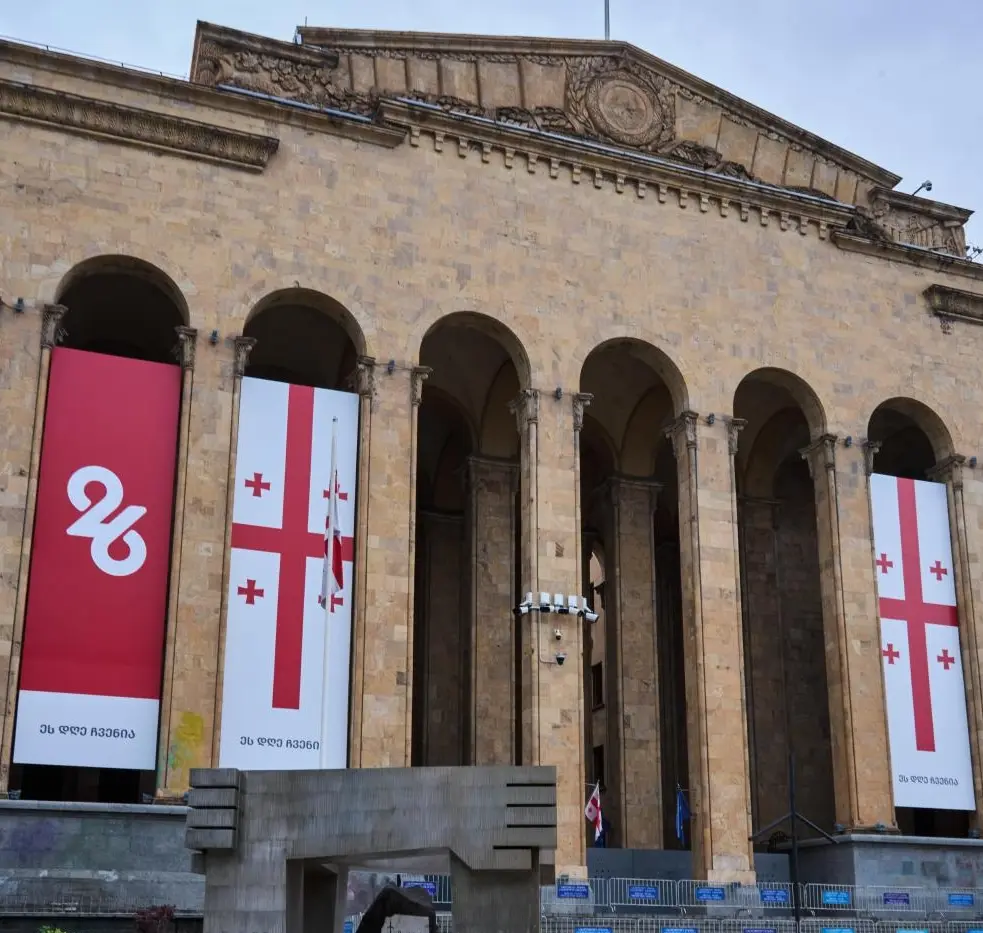 Parlamentsgebäude am Rustawelis Gamsiri, Tiflis Parlamentsgebäude am Rustawelis Gamsiri, Tiflis