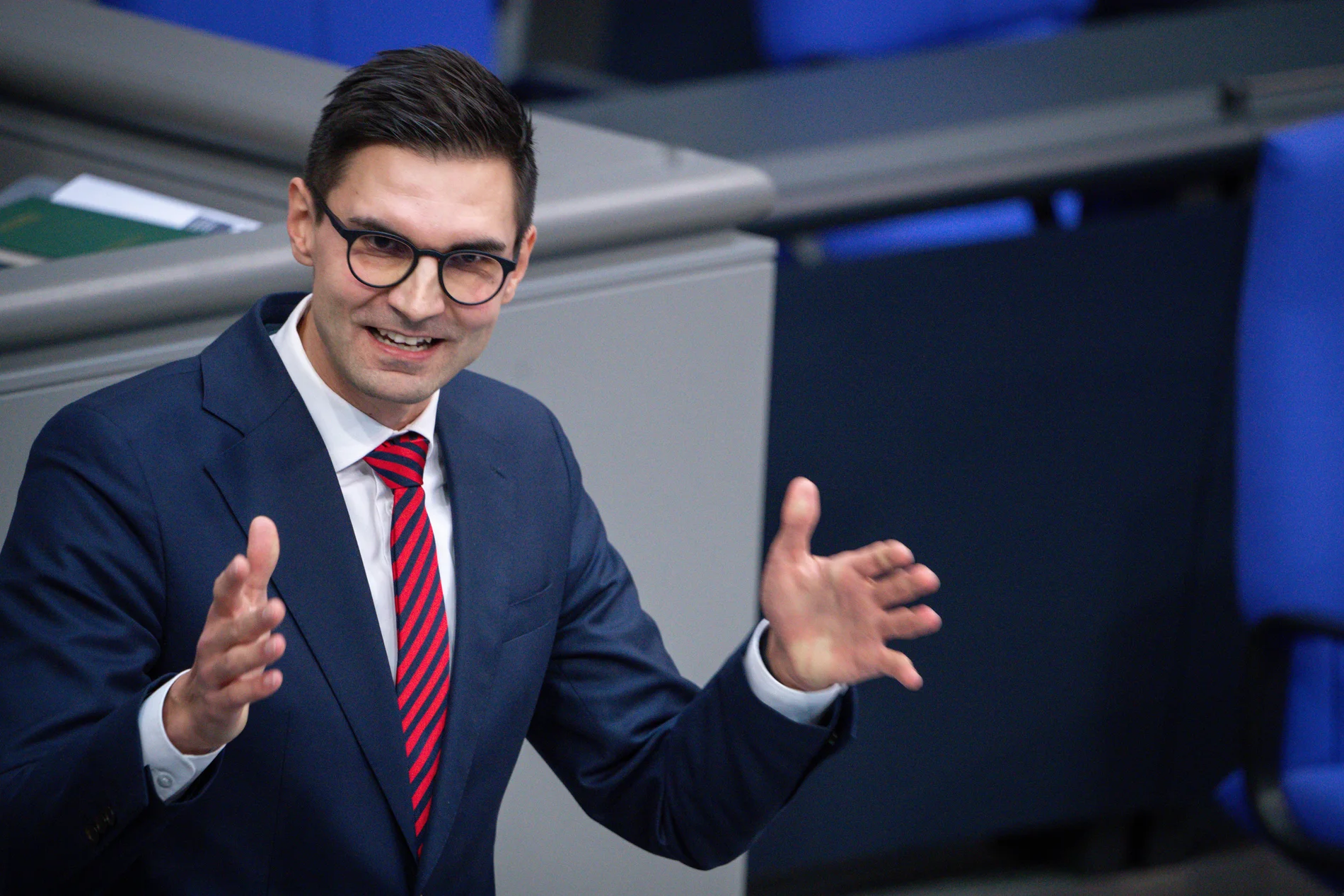 Sepp Müller am Rednerpult