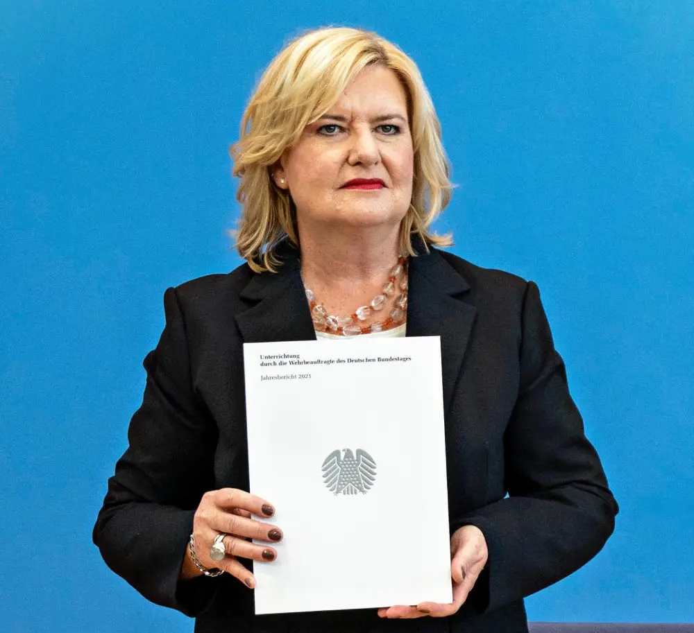 Das Bild zeigt die Wehrbeauftragte Eva Högl