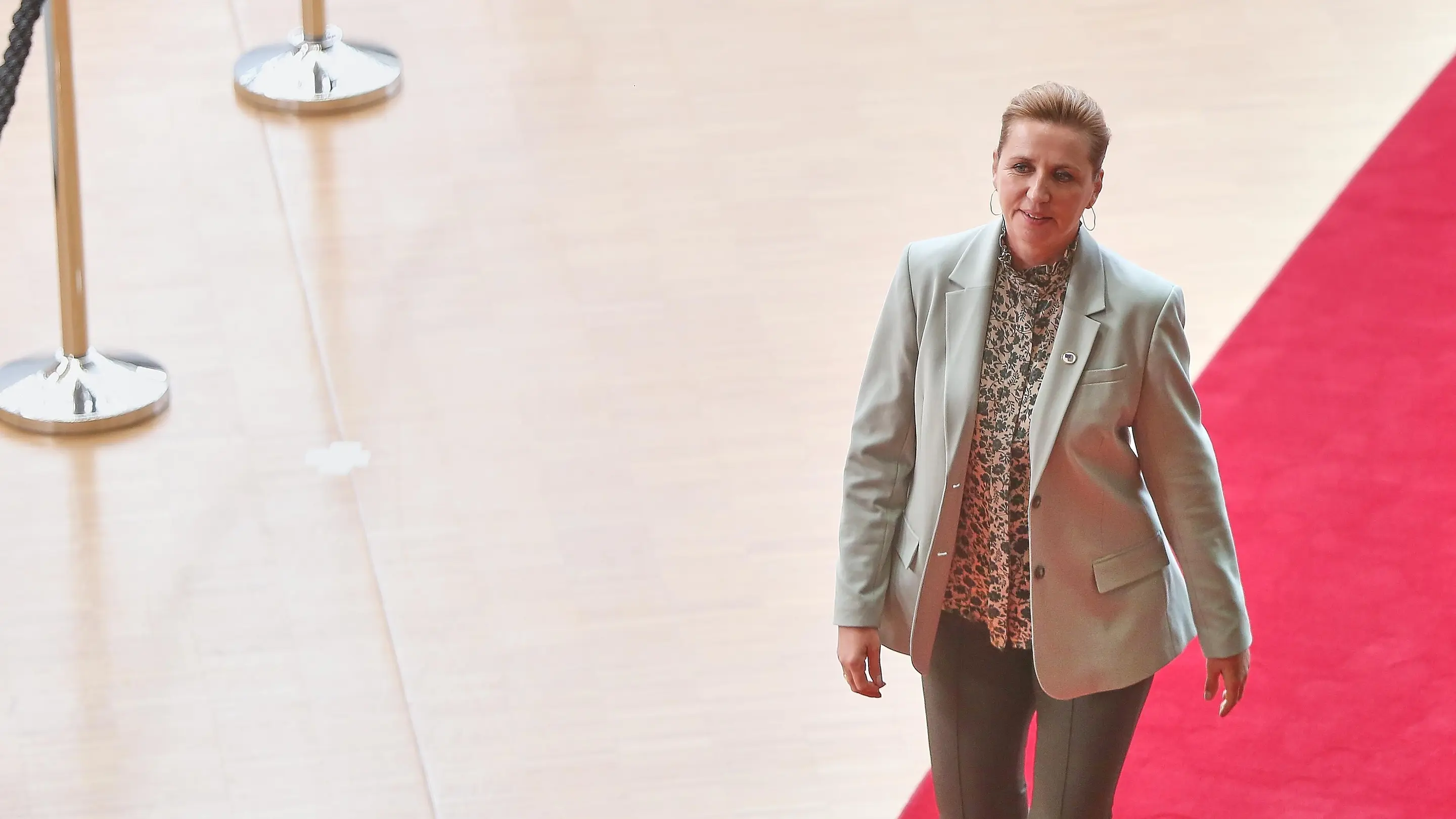 Dänemarks Ministerpräsidentin Mette Frederiksen beim EU-Rat in Brüssel