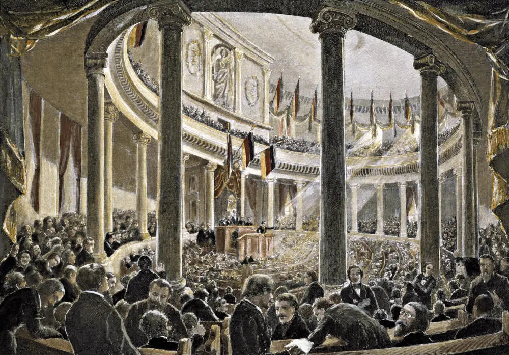 Frankfurter Paulskirche 1848/49 Frankfurter Paulskirche 1848/49