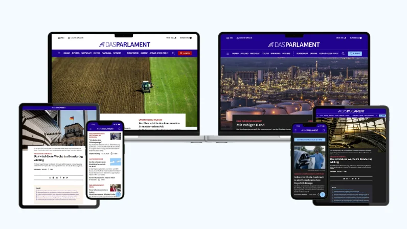 Website im Dark Mode