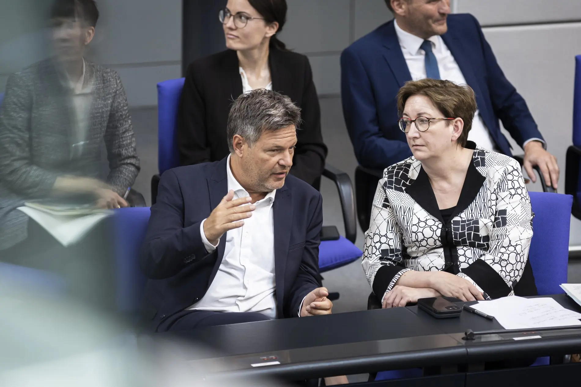 Robert Habeck im Gespräch mit Klara Geywitz Robert Habeck im Gespräch mit Klara Geywitz
