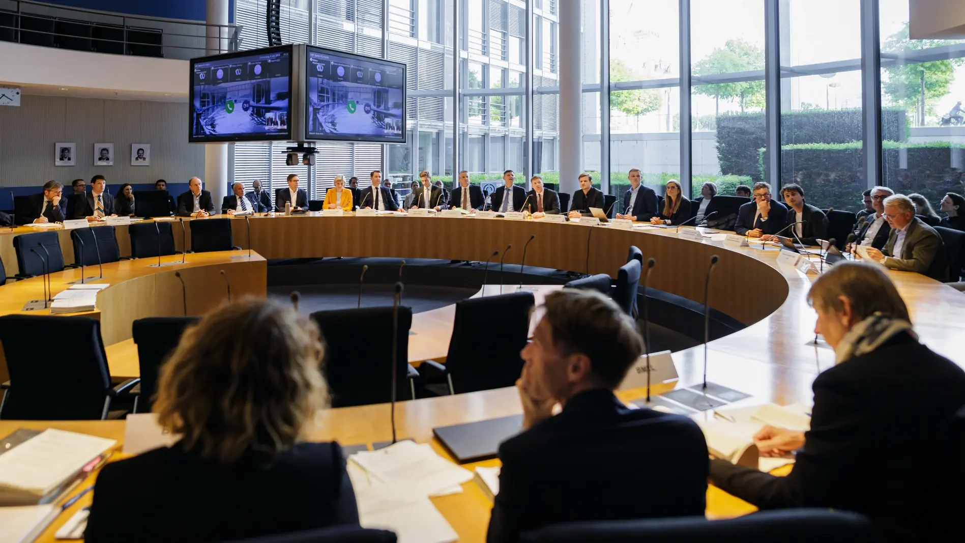 Konstituierung des 2. Untersuchungsausschusses Blick in den Ausschussaal während Konstituierung des 2. Untersuchungsausschusses