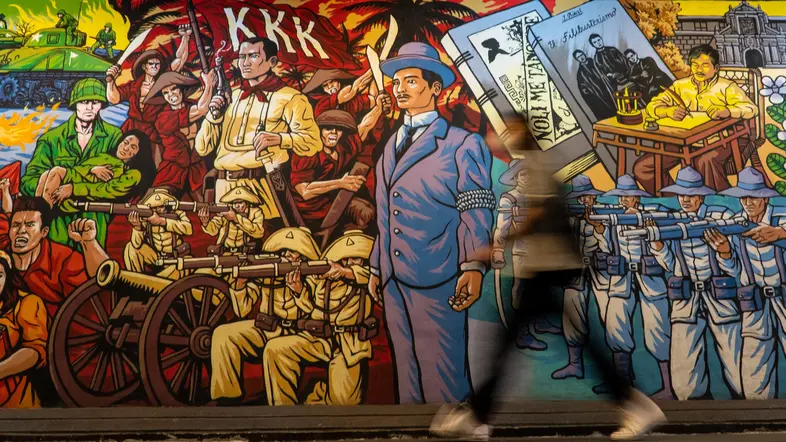 Buntes Graffiti in Manila