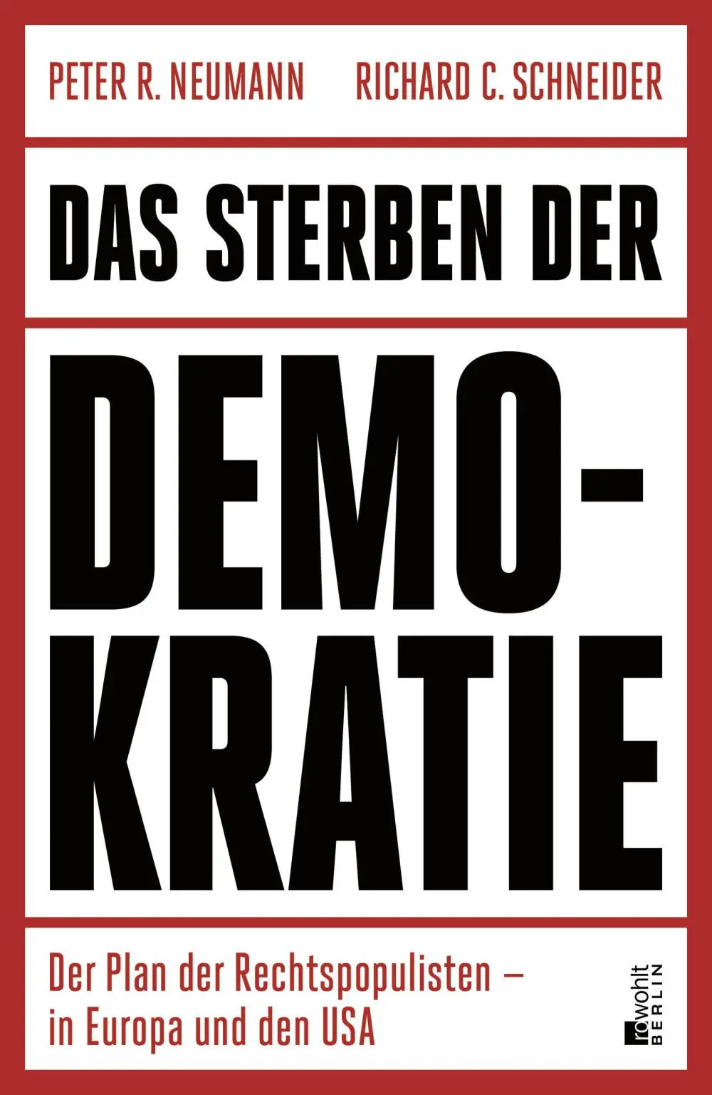 "Das Sterben der Demokratie" Buchcover: Das Sterben der Demokratie.