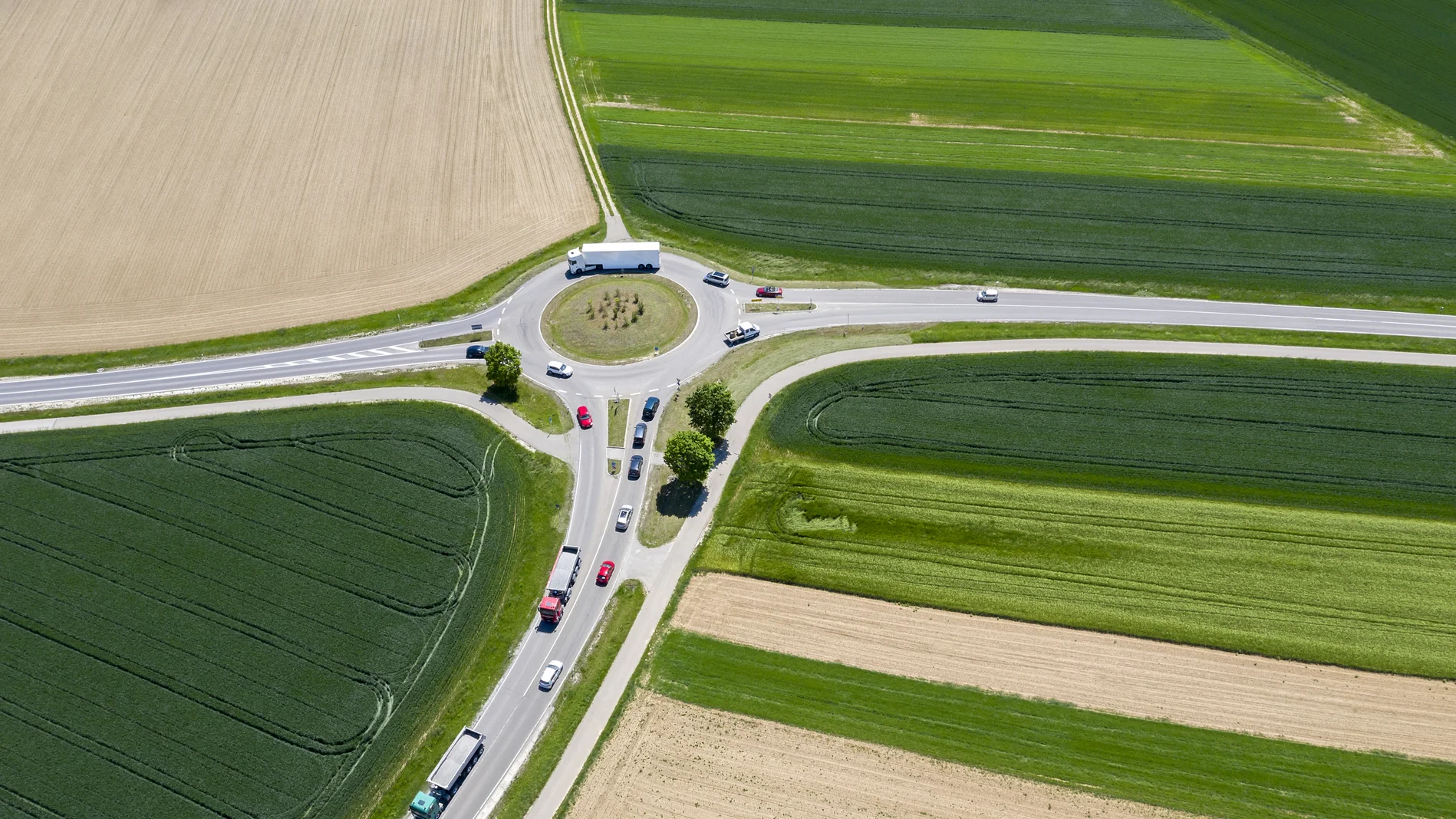 Straßenansicht von oben