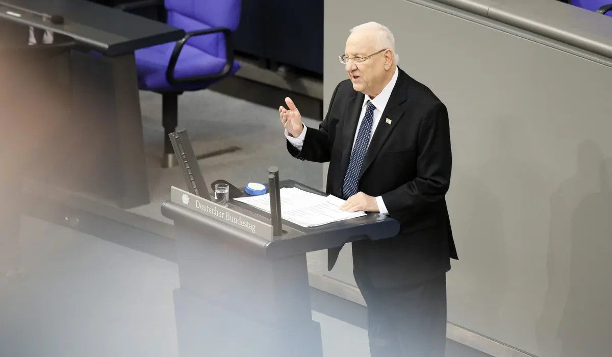 Reuven Rivlin am Rednerpult