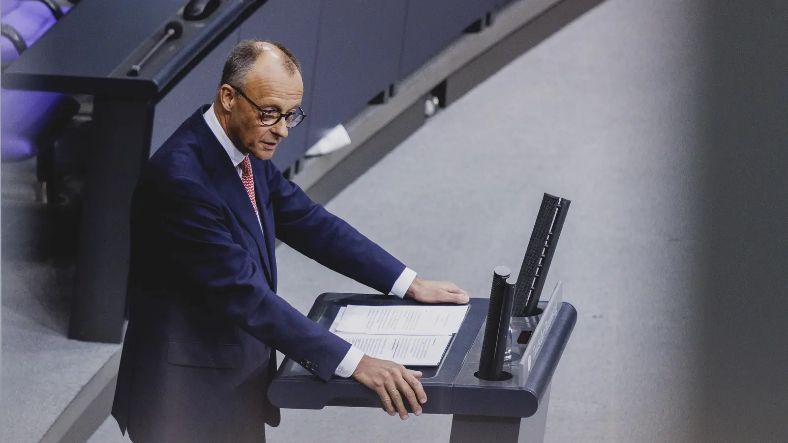 Friedrich Merz Friedrich Merz am Rednerpult
