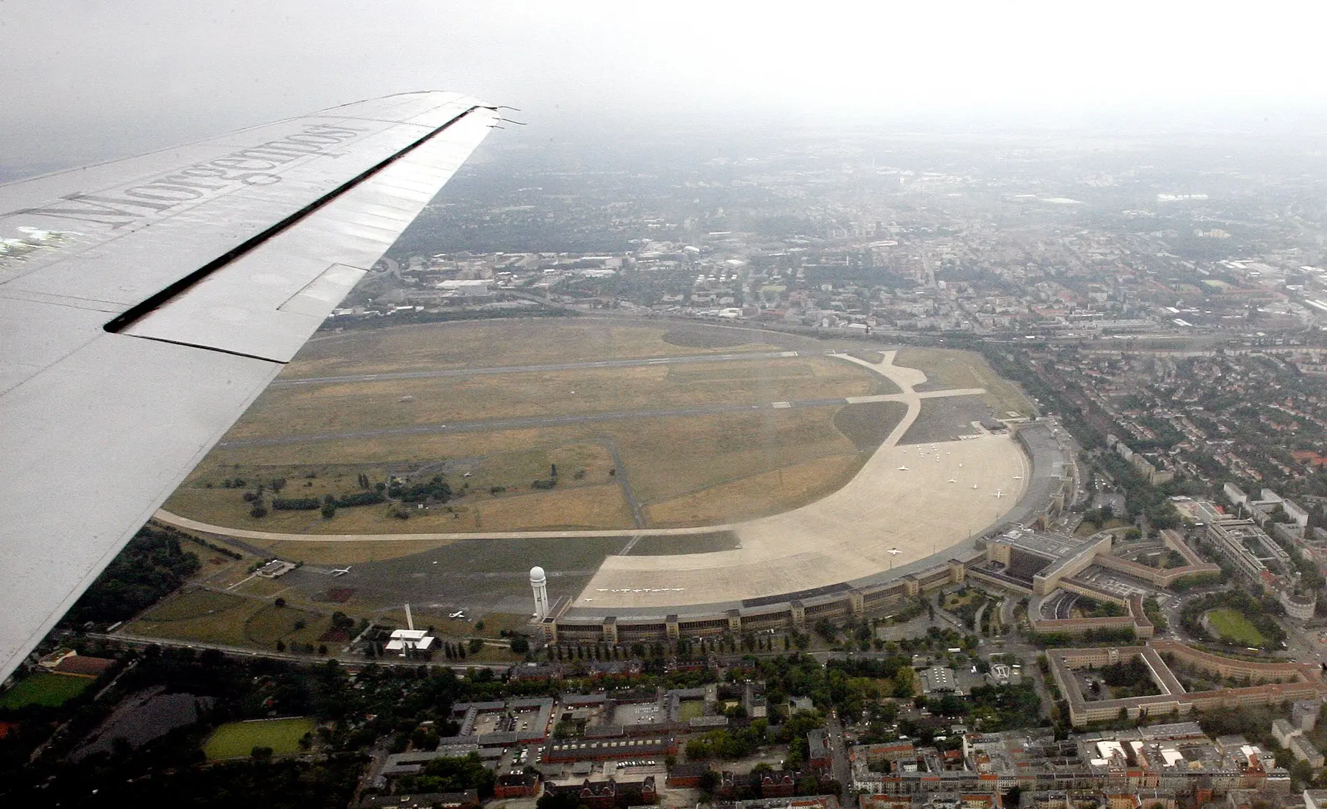 Flughafen Tempelhof von oben