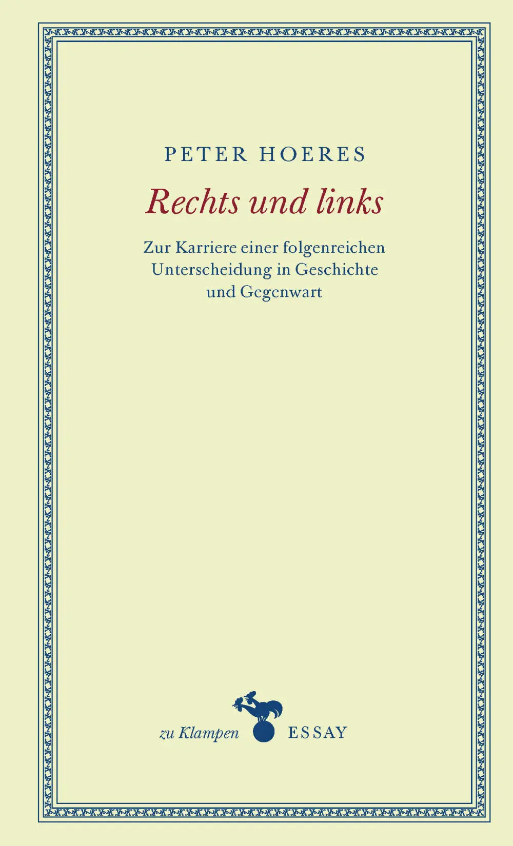 Cover von "Rechts und links"