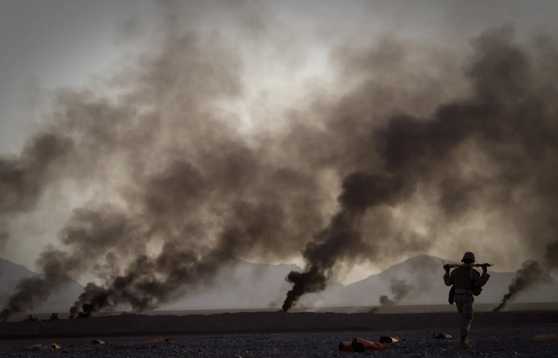 Nato-Truppen in Südafghanistan US-Soldat in Südafghanistan