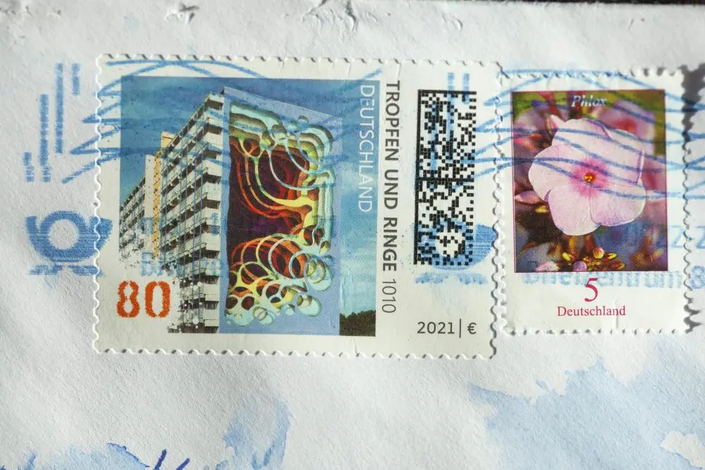 Abgestempelte Deutsche Briefmarke 85 Cent Abgestempelte Deutsche Briefmarke 85 Cent