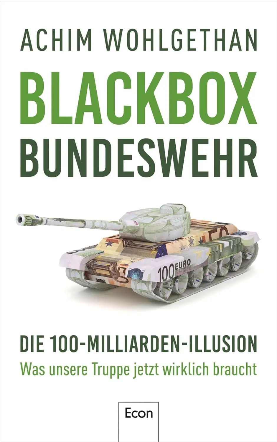 Buchcover: Blackbox Bundeswehr von Achim Wohlgethan