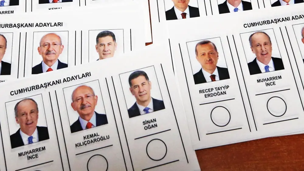 Türkische Wahlzettel