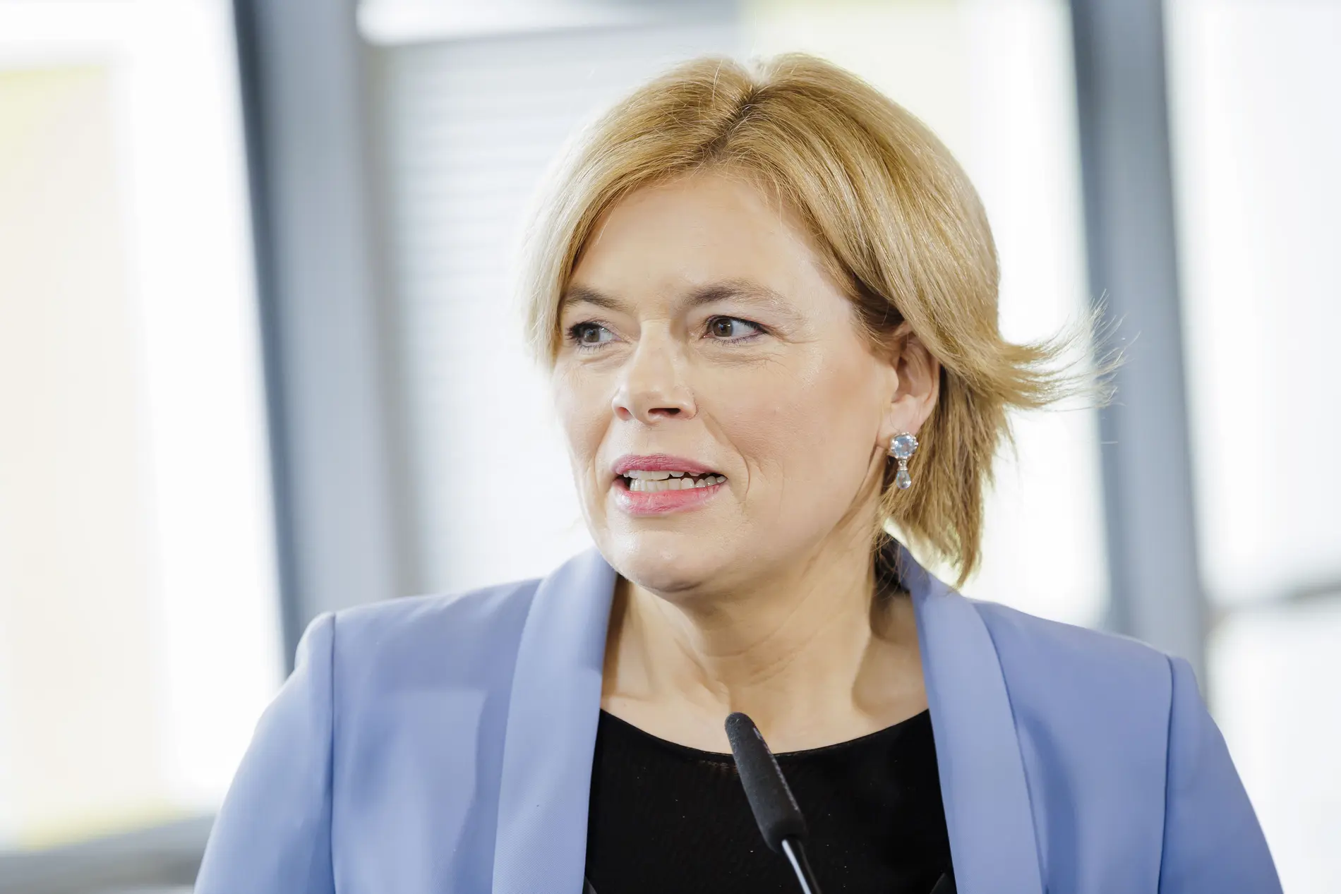 Julia Klöckner Julia Klöckner während eines Pressestatements.