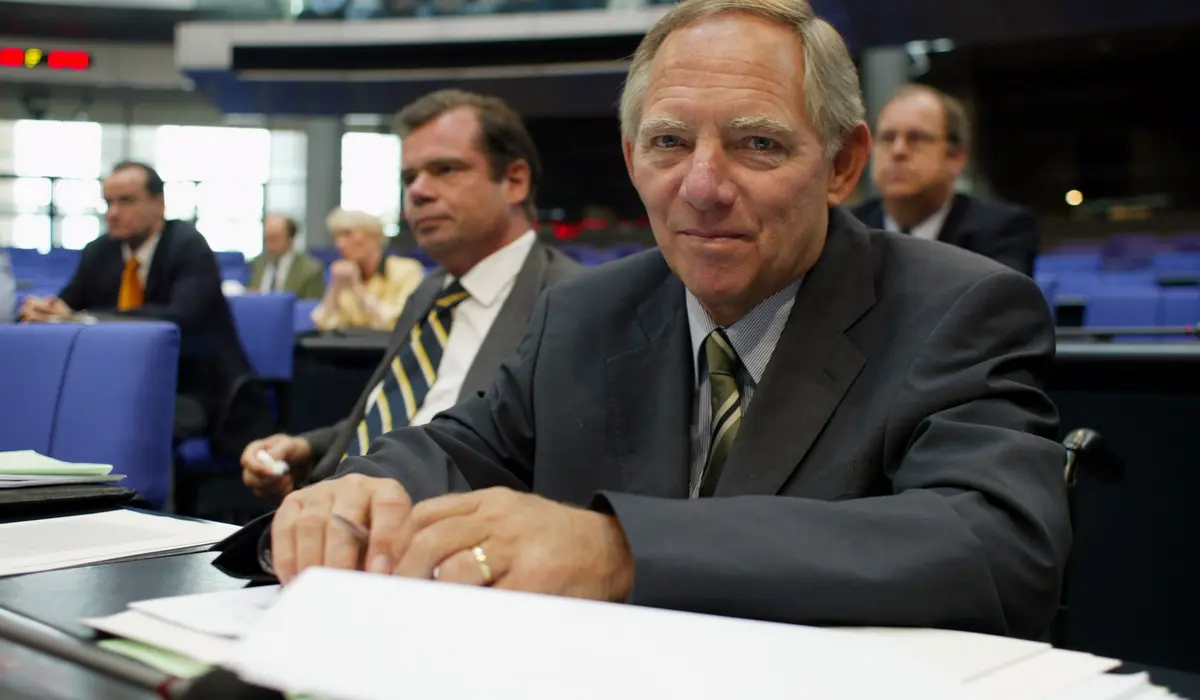 Wolfgang Schäuble im Bundestag