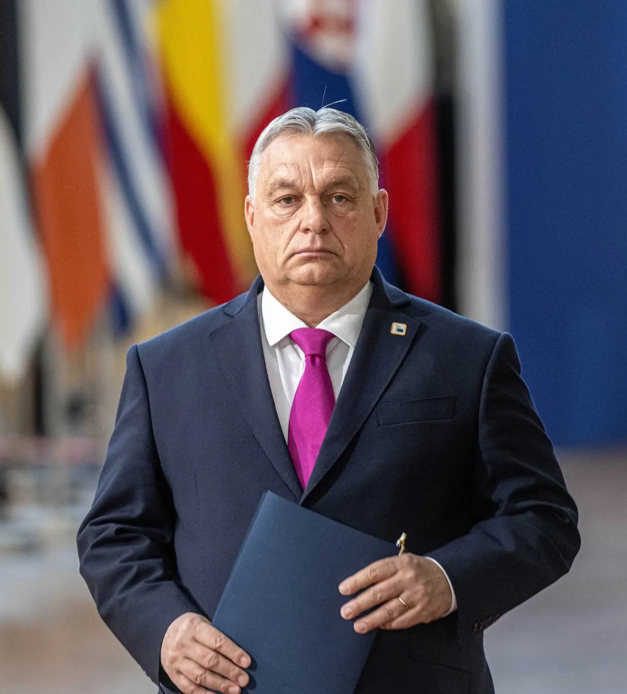 Viktor Orban, Ministerpräsident von Ungarn auf einem EU-Gipfel