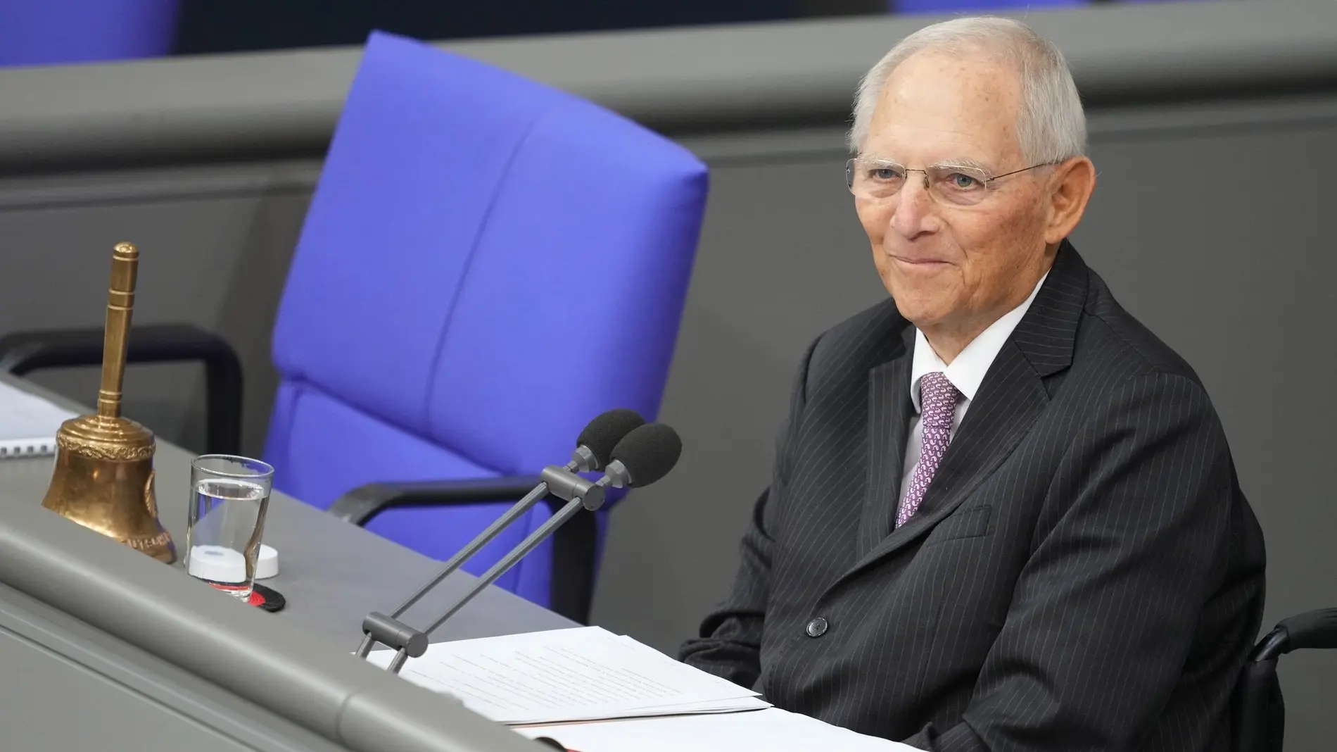 Wolfgang Schäuble im Plenarsaal