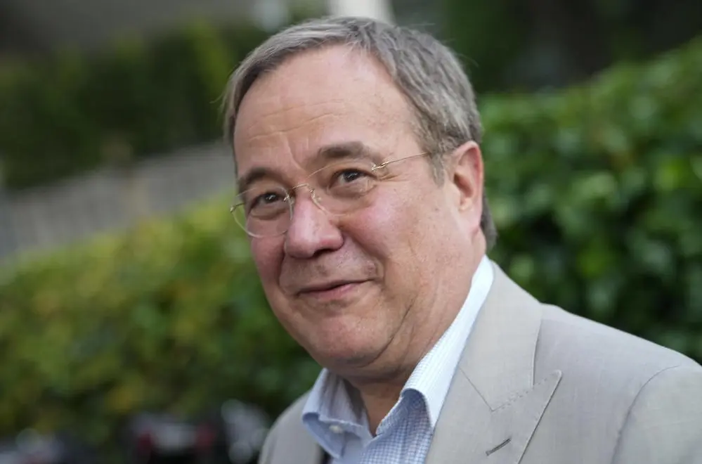 Armin Laschet (CDU) Armin Laschet bei seiner Ankunft bei der CDU Wahlparty 2022 nach der Landtagswahl
