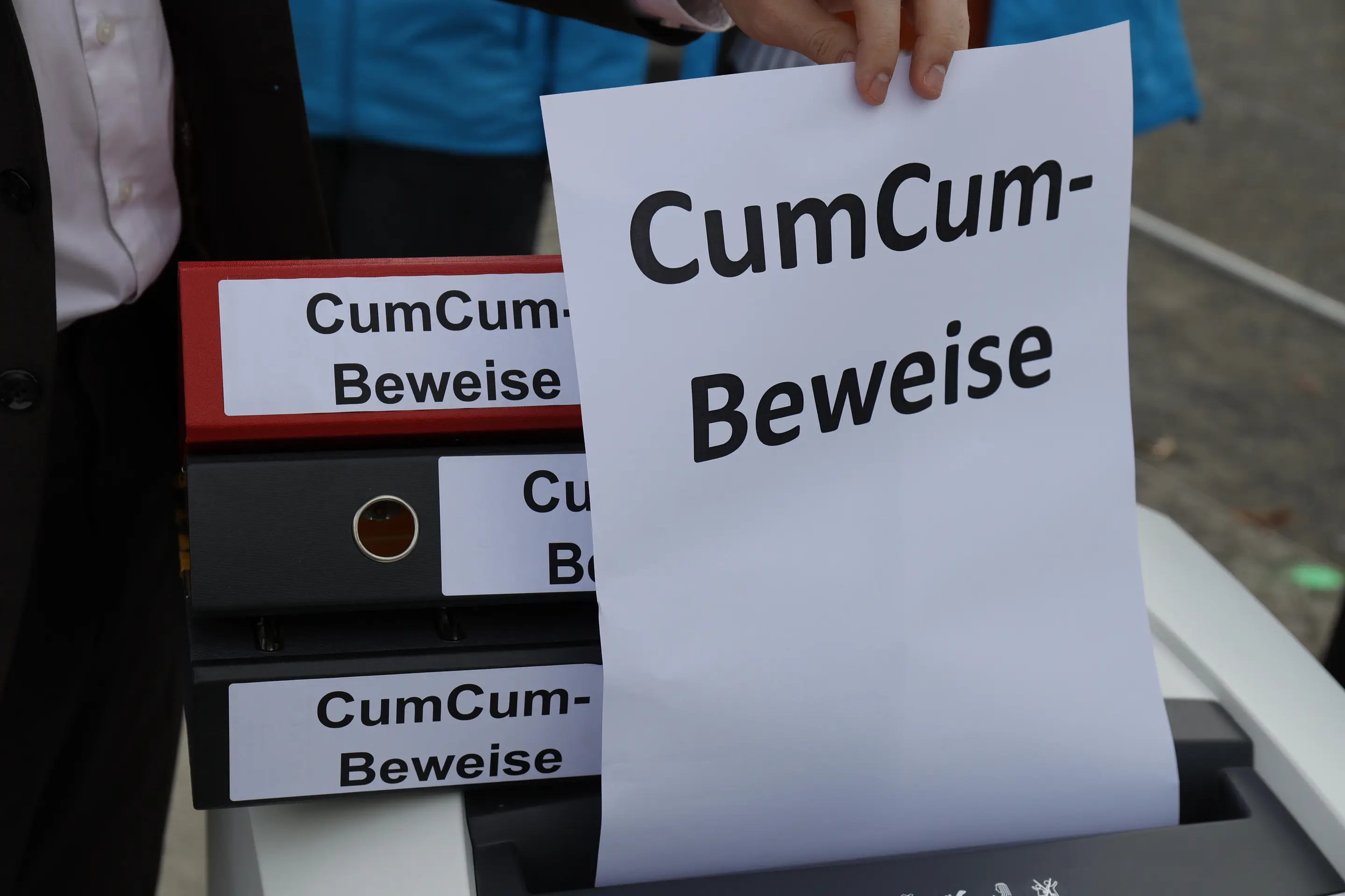 Bürgerbewegung Finanzwende: CumCum Demonstration Bürgerbewegung Finanzwende, CumCum - keine Verkürzung der Aufbewahrungsfristen beim Bürokratieentlastungsgesetz