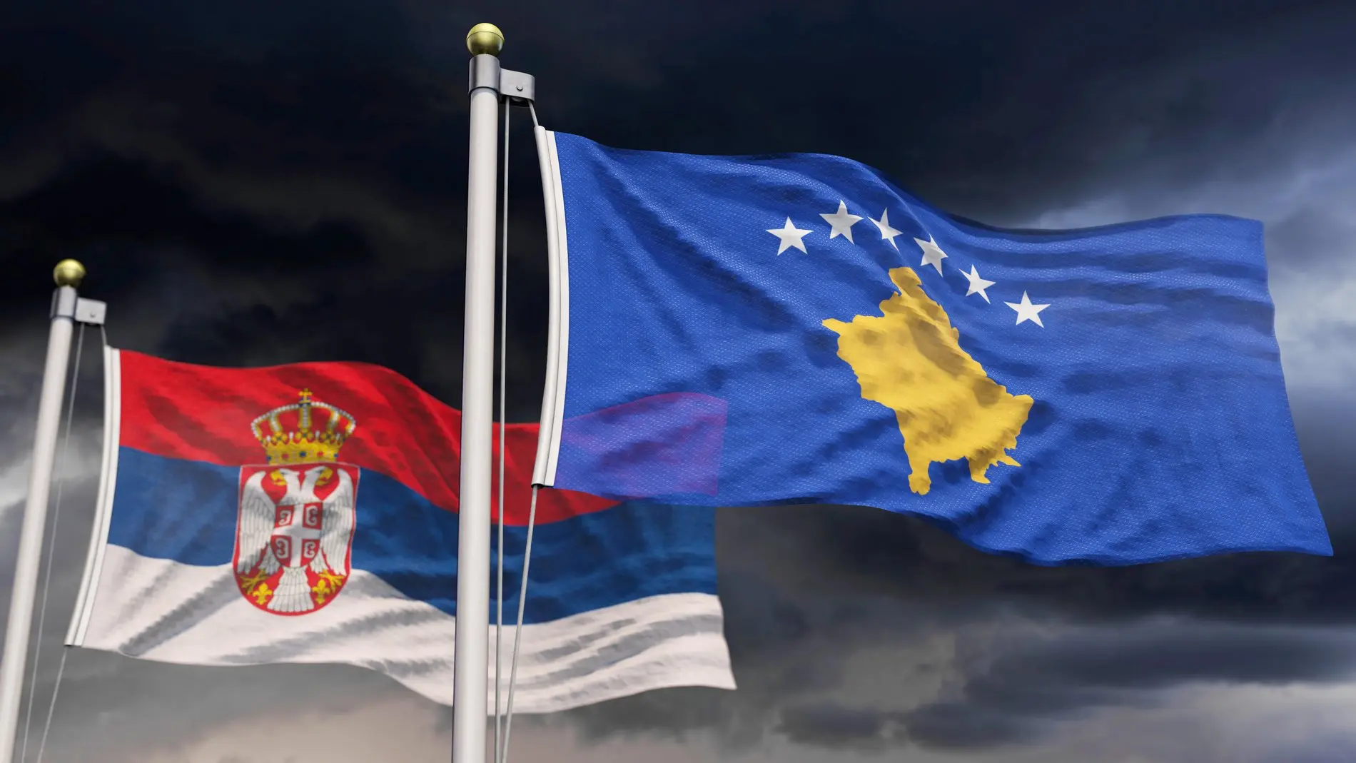 Symbolbild: Spannungen zwischen Kosovo und Serbien.