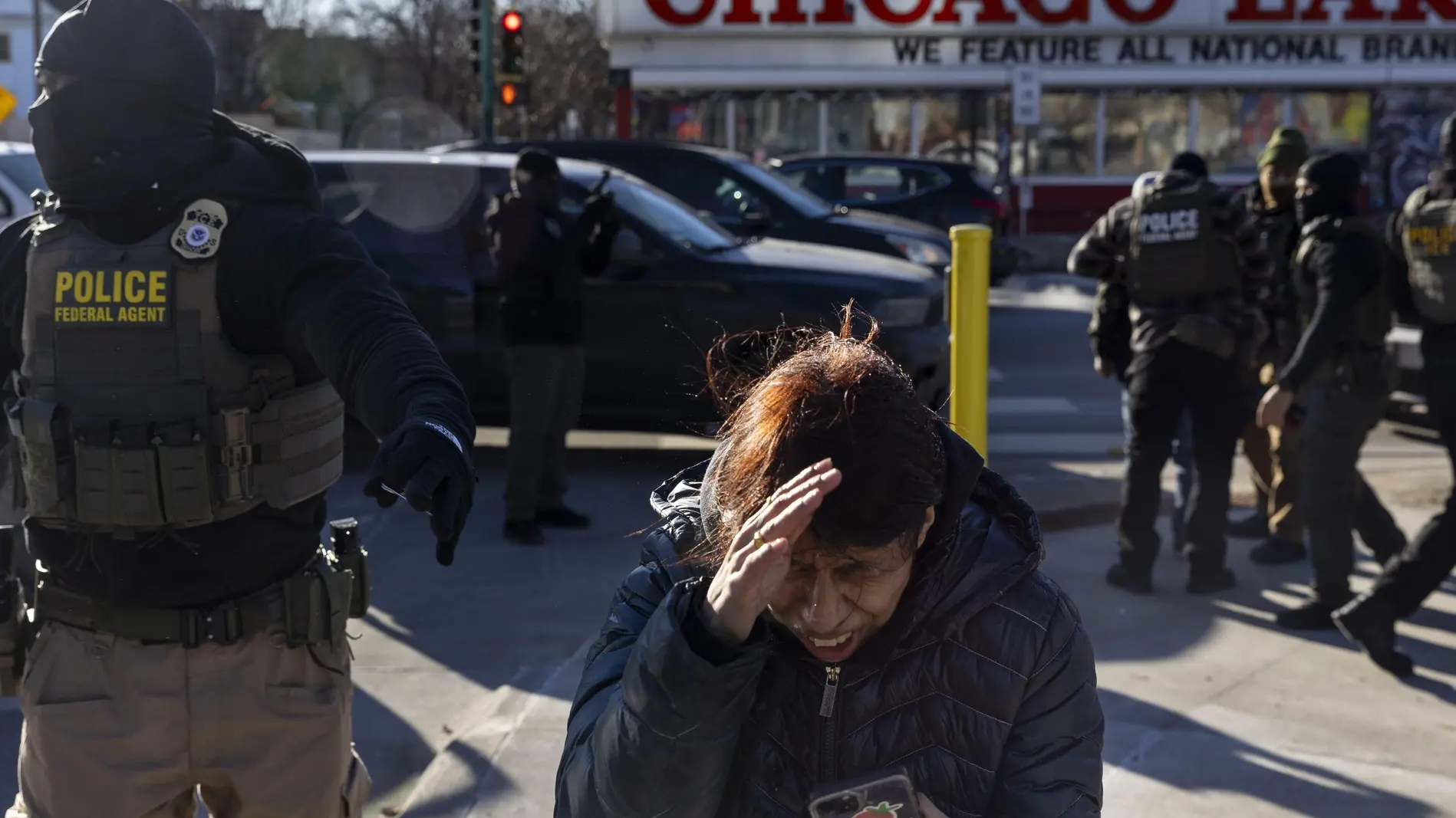 Vermummte US-Bundesagenten