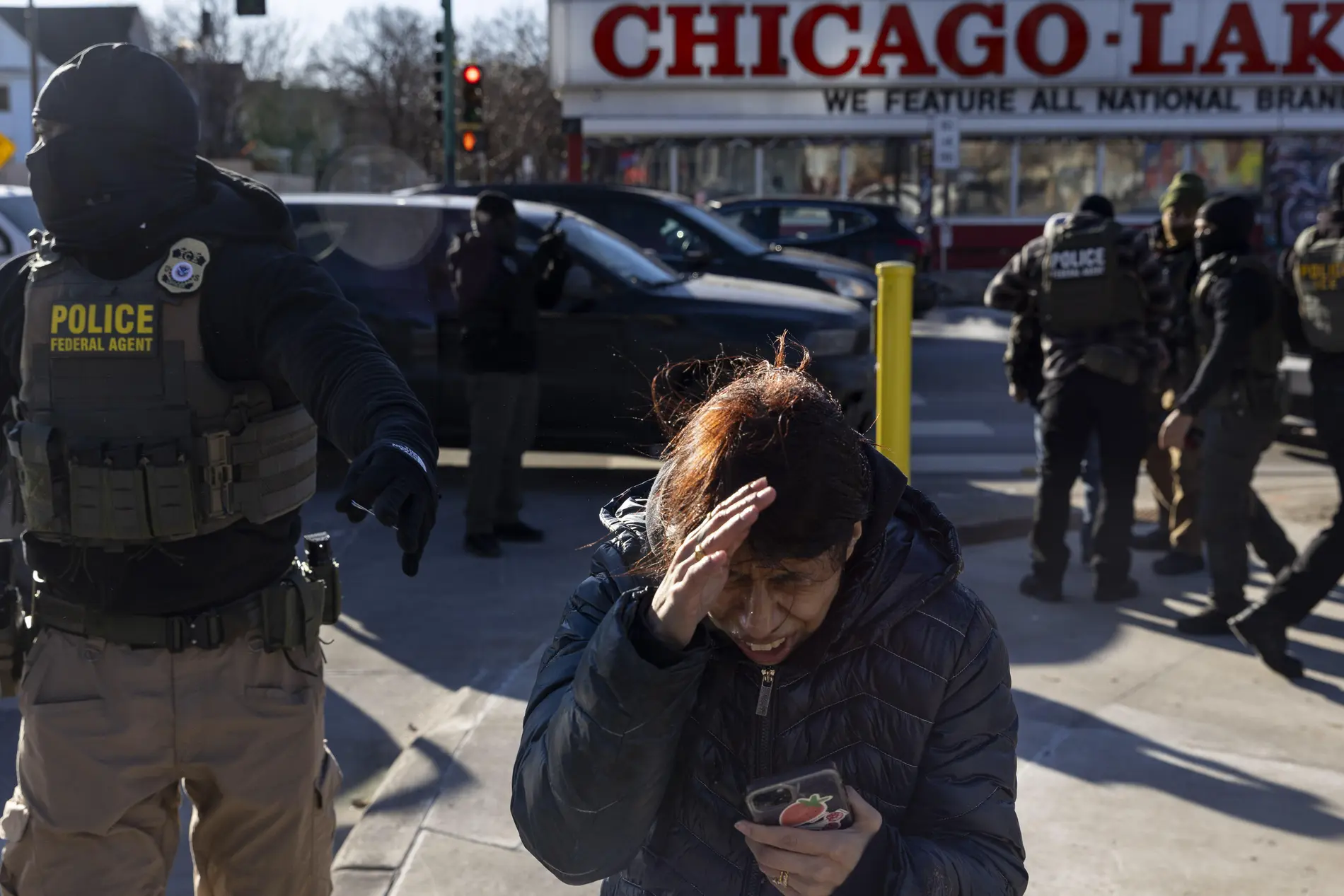 Vermummte US-Bundesagenten