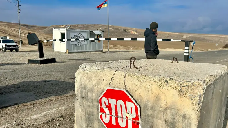 Blockade Armeniens zum Berg-Karabach