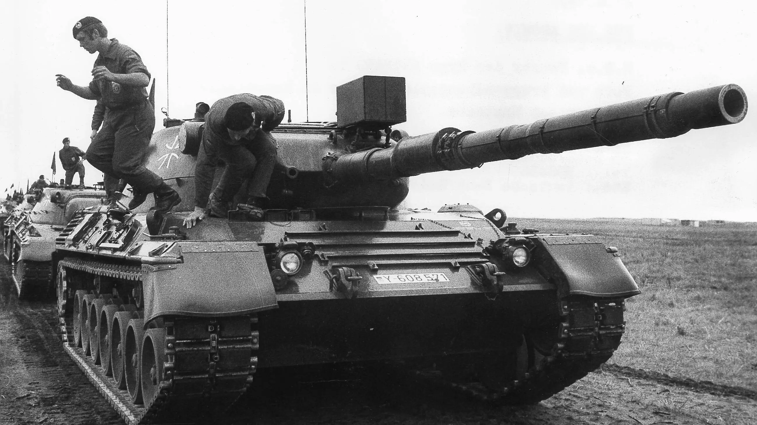 "Leopard"-Kampfpanzer der Bundeswehr in den 1970-er Jahren