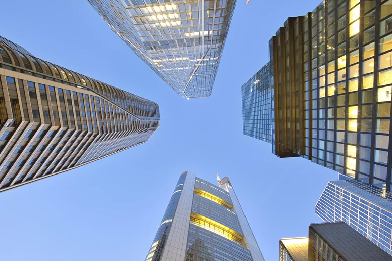 Stadt- und Skylineansicht von Frankurt am Main