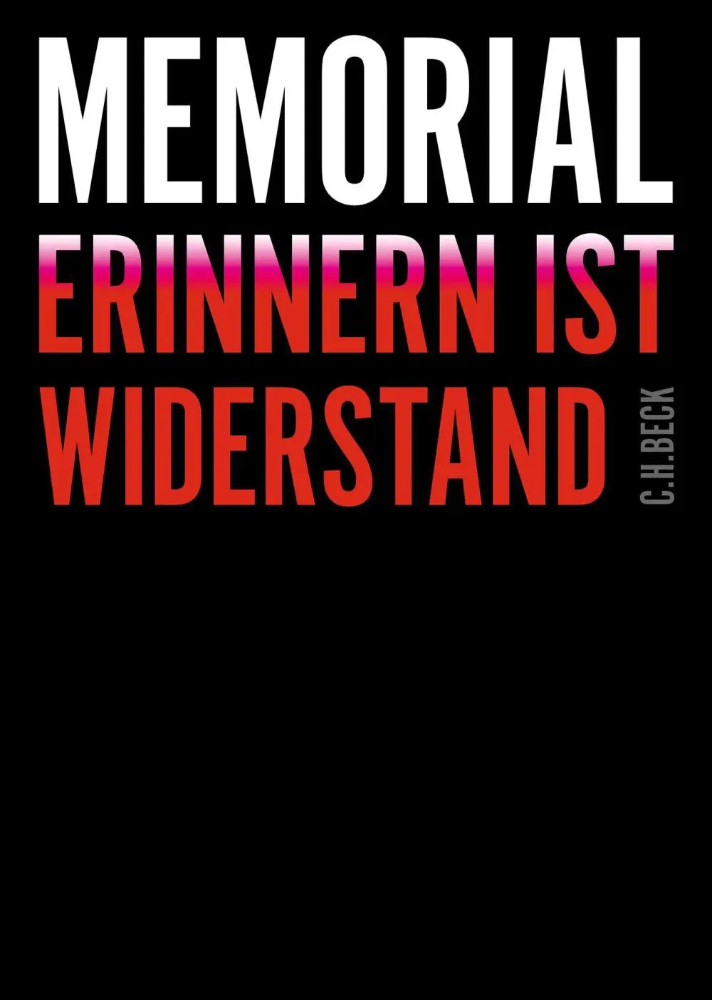 "Memorial. Erinnern ist Widerstand." Buchcover "Memorial" von Irina Scherbakowa, Filipp Dzyadko, Elena Zhemkova