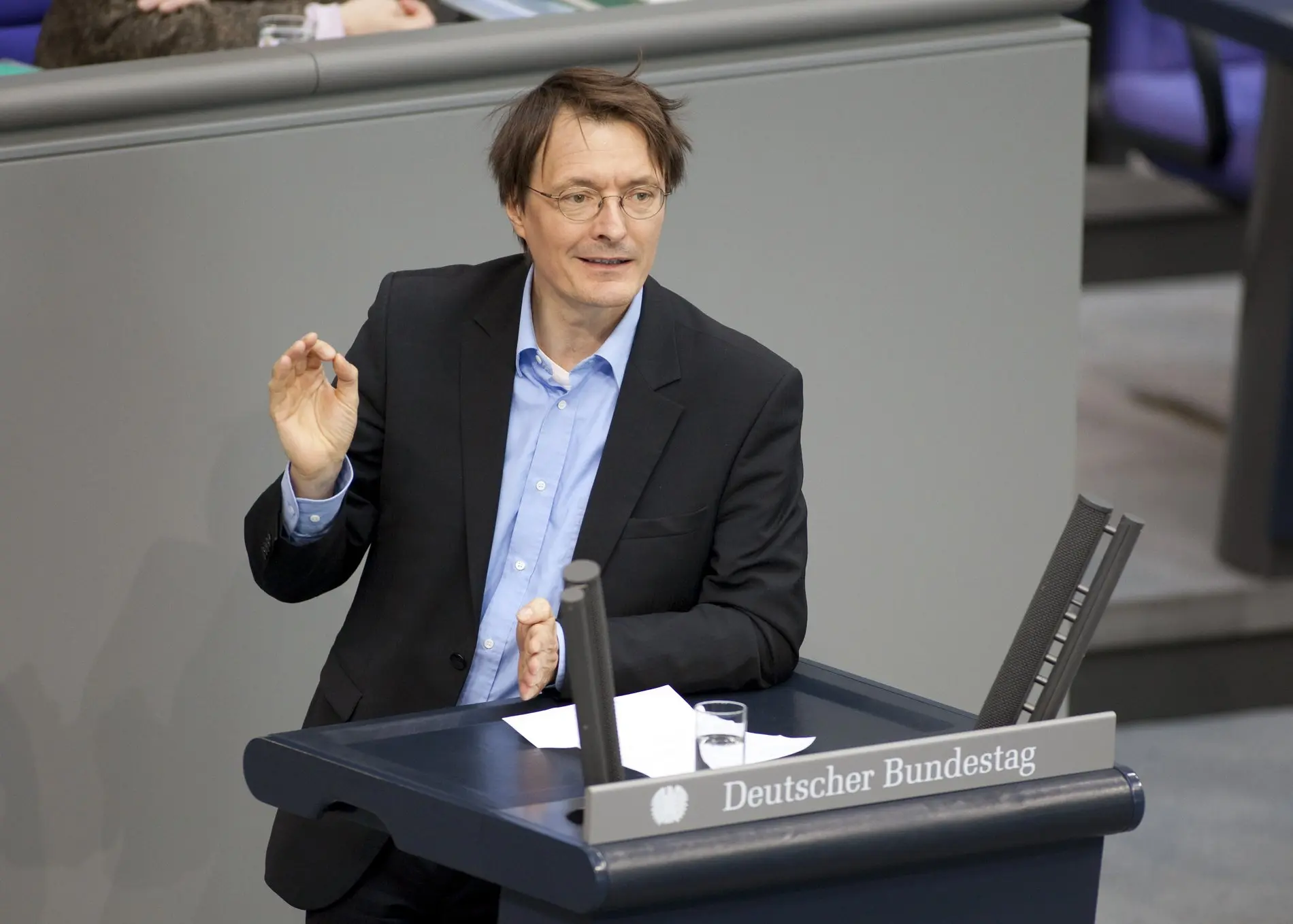 Karl Lauterbach Karl Lauterbach spricht im Deutschen Bundestag