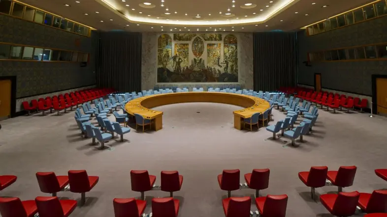Der Sitzungssaal des UN-Sicherheitsrates in New York