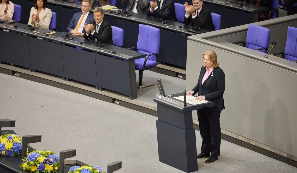 Bärbel Bas am Rednerpult