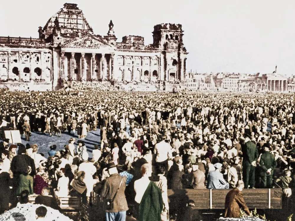 Der Reichtstag in der Berlin 1948