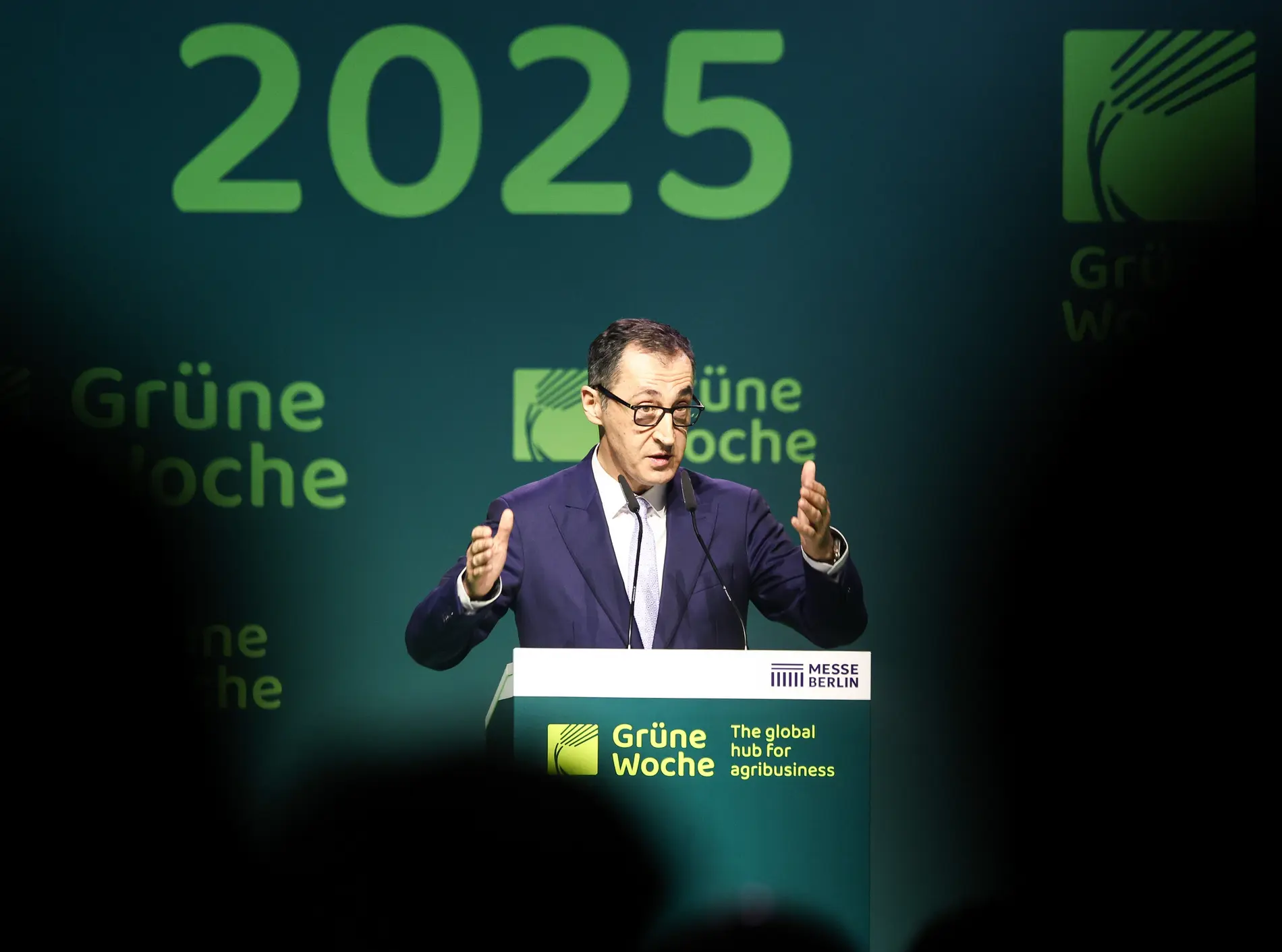 Cem Özdemir spricht auf der Eröffnungsfeier der Grünen Woche Cem Özdemir spricht auf der Eröffnungsfeier der Grünen Woche