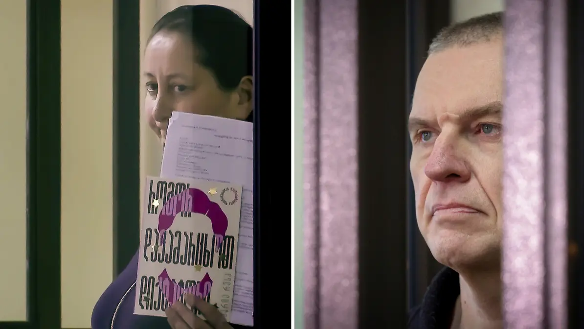 Porträt von Poczobut (r.) und Amaghlobeli