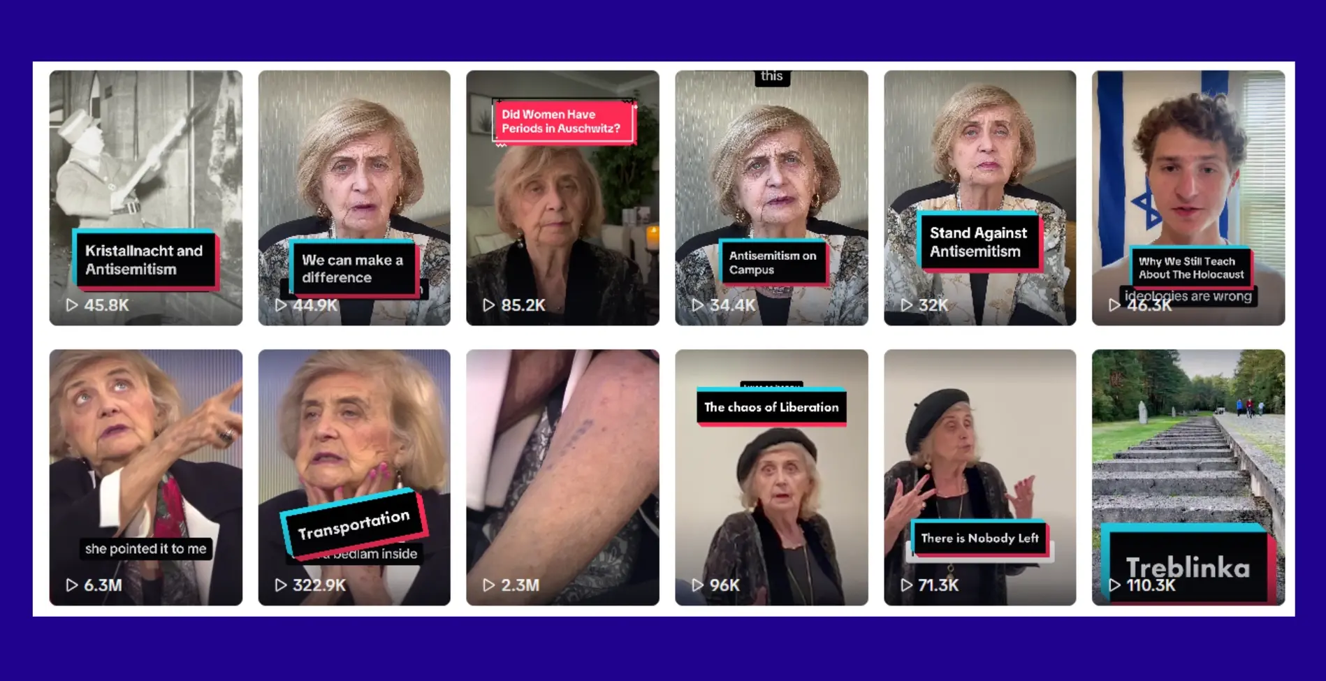 Screenshot des TikTok-Profils von Trova Friedman