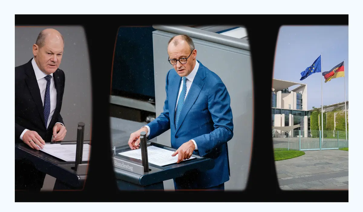 Friedrich Merz am Rednerpult