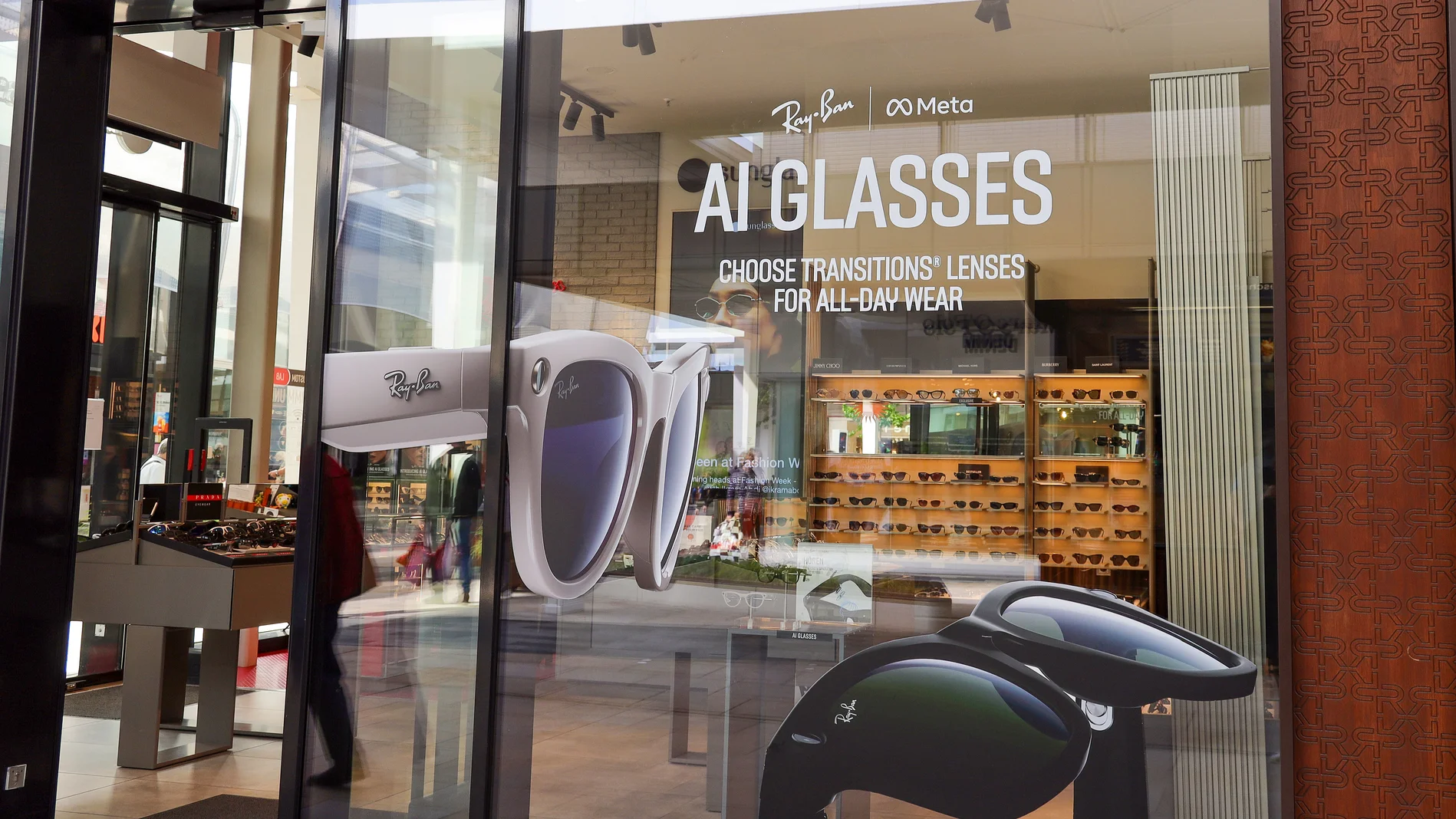 Schaufenster mit AI-Glasses
